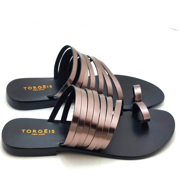 Torgeis Womens Rumina Flat Sandals - Size 8 - Picture 1 of 13